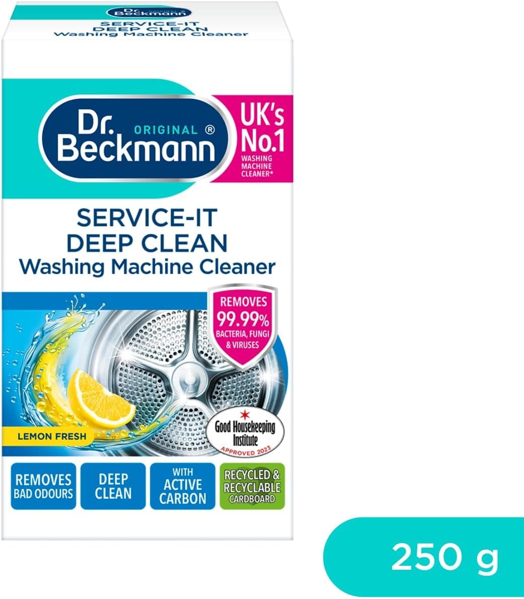 Dr. Beckmann Service-it Deep Clean Washing Machine Cleaner | Removes 99,99 % of bacteria and fungi and viruses | eliminates bad odours | 250 g - Image 5