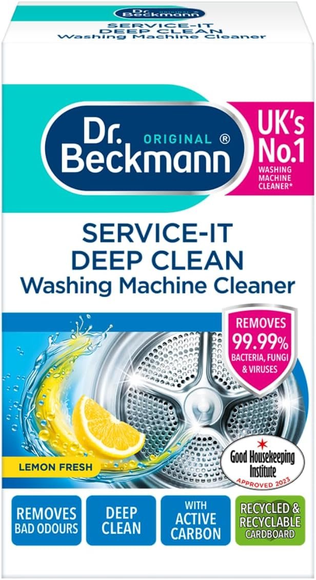 Dr. Beckmann Service-it Deep Clean Washing Machine Cleaner | Removes 99,99 % of bacteria and fungi and viruses | eliminates bad odours | 250 g - Image 2