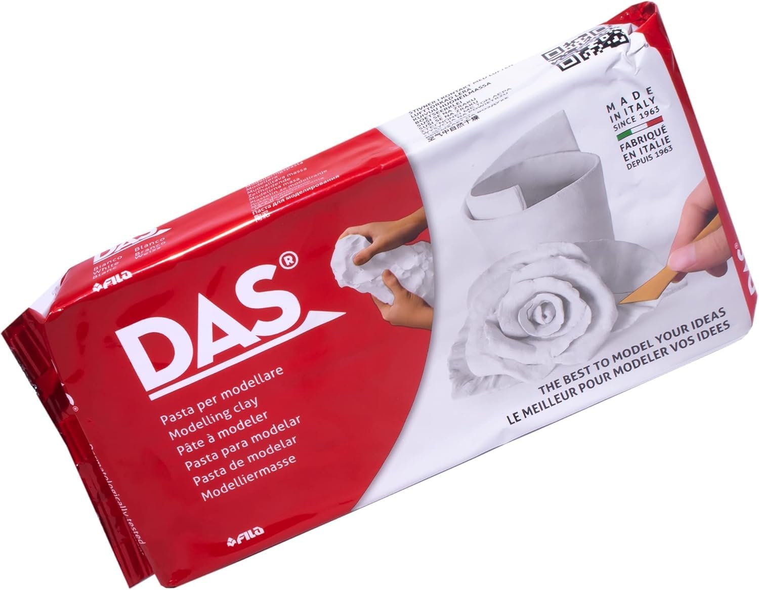 DAS White 1 kg Air Drying Modelling Clay - Image 2