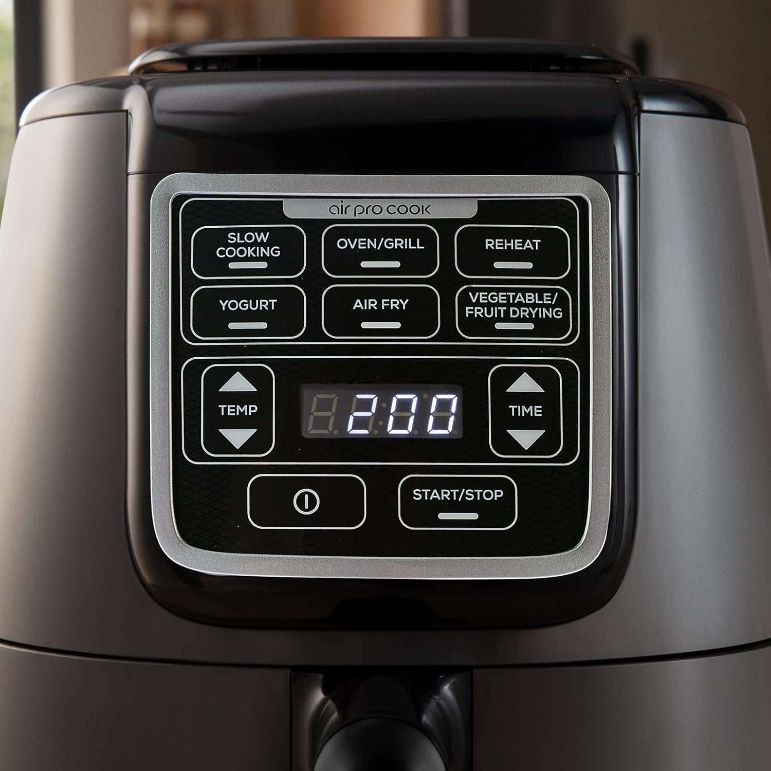 Karaca Air Cook XL 2 in1 Digital Airfryer for 4 People, 4L - Instant, Compact & 6 Cooking Functions, Single Drawer - Circulation Air Tech - Less Fat Technology - 1550W, Space Grey - Image 10