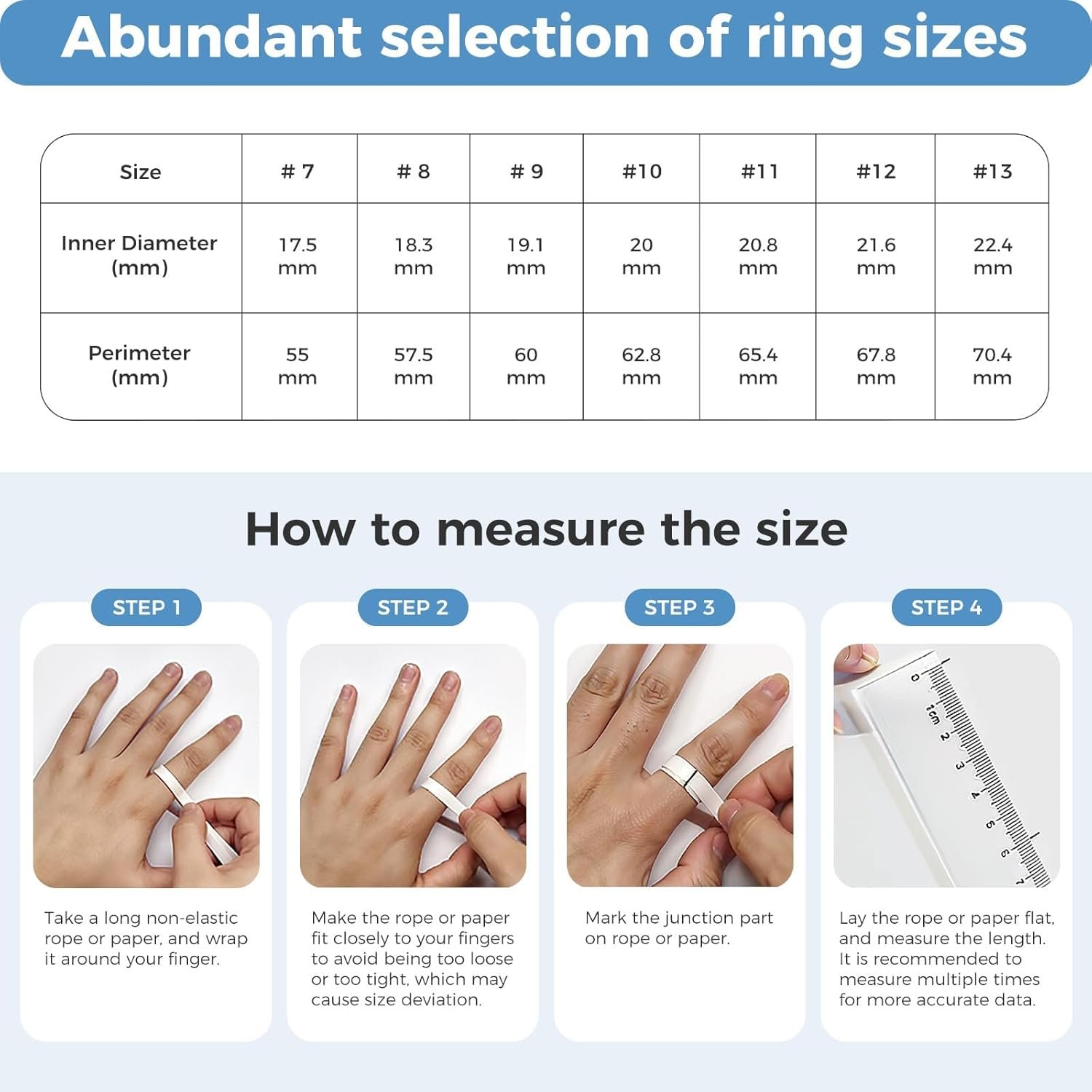 Smart Ring for Men Women, Health & Fitness Tracker with Heart Rate, Sleep Monitor, Step Counter, IP68 Waterproof, Silver #8 - Image 8