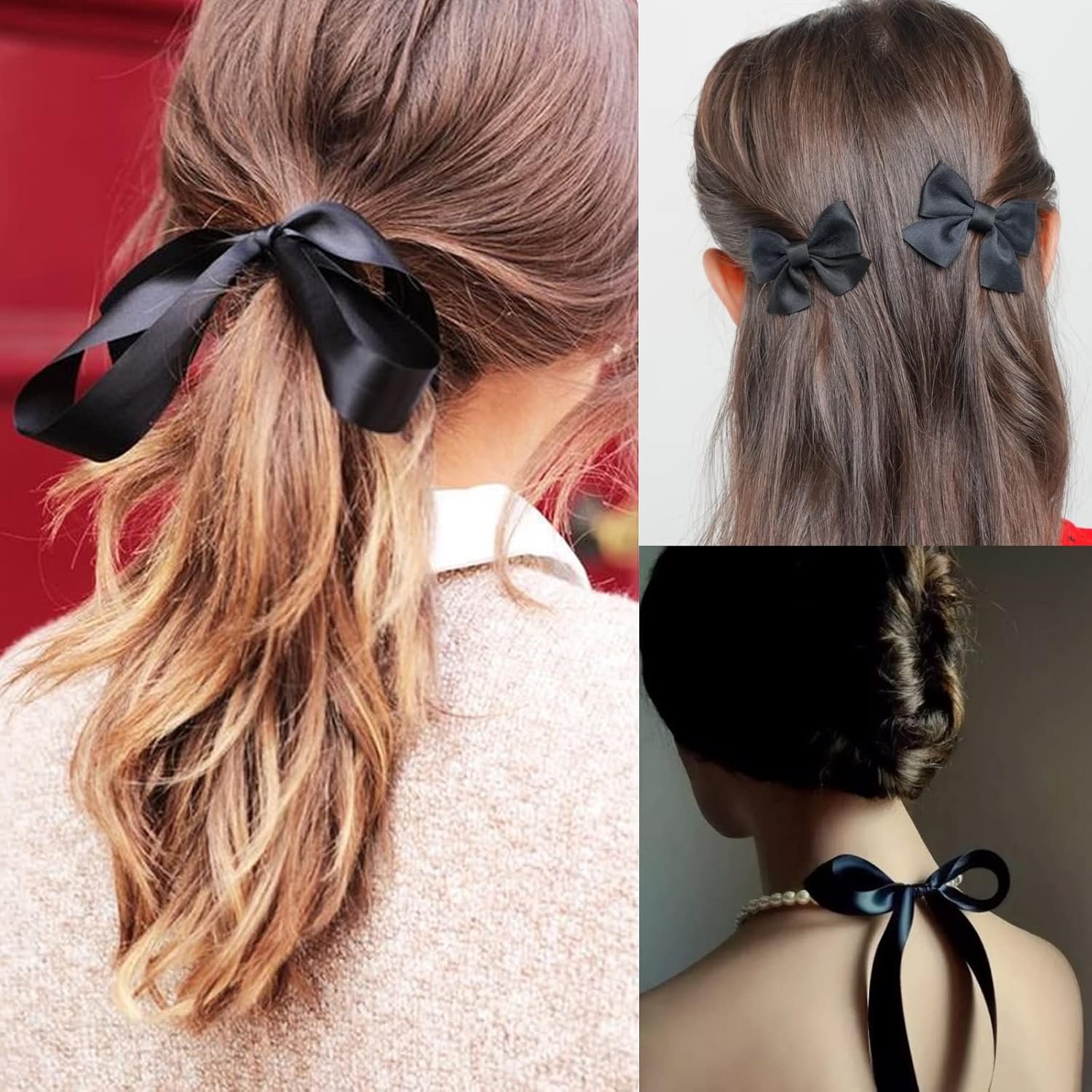 G2PLUS Black Stain Ribbons 10mm: Thick Fabric Gift Wrap Ribbons for Crafting & Decorating Halloween Parties, 22M - Image 6