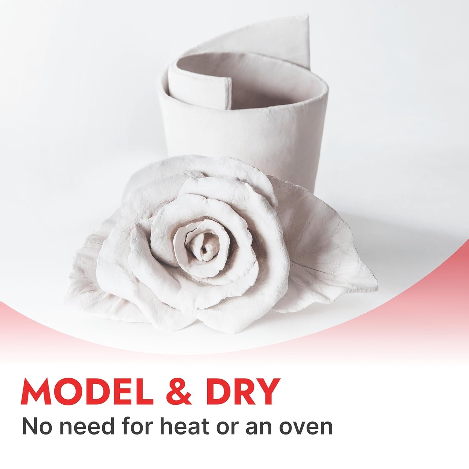 DAS White 1 kg Air Drying Modelling Clay - Image 4