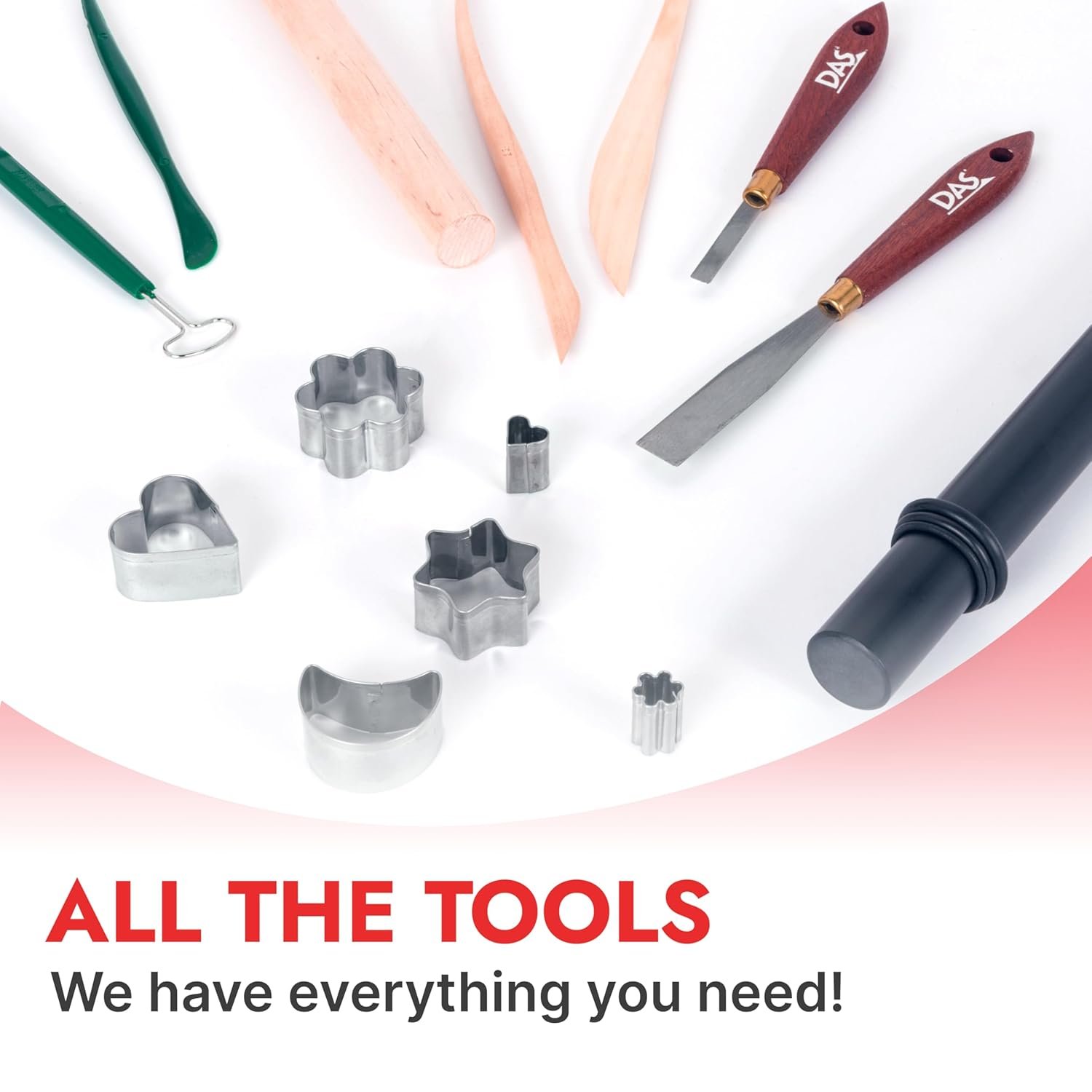 DAS White 1 kg Air Drying Modelling Clay - Image 6