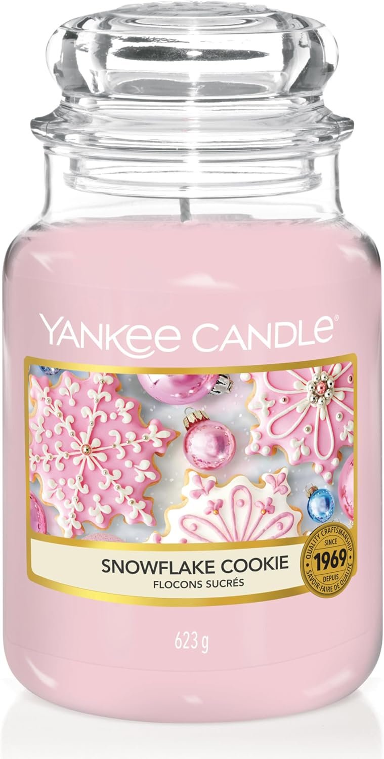 Yankee Candle Scented Candle | Snowflake Cookie Large Jar Candle | Long Burning Candles: up to 150 Hours | Perfect Gifts for Women - Image 2