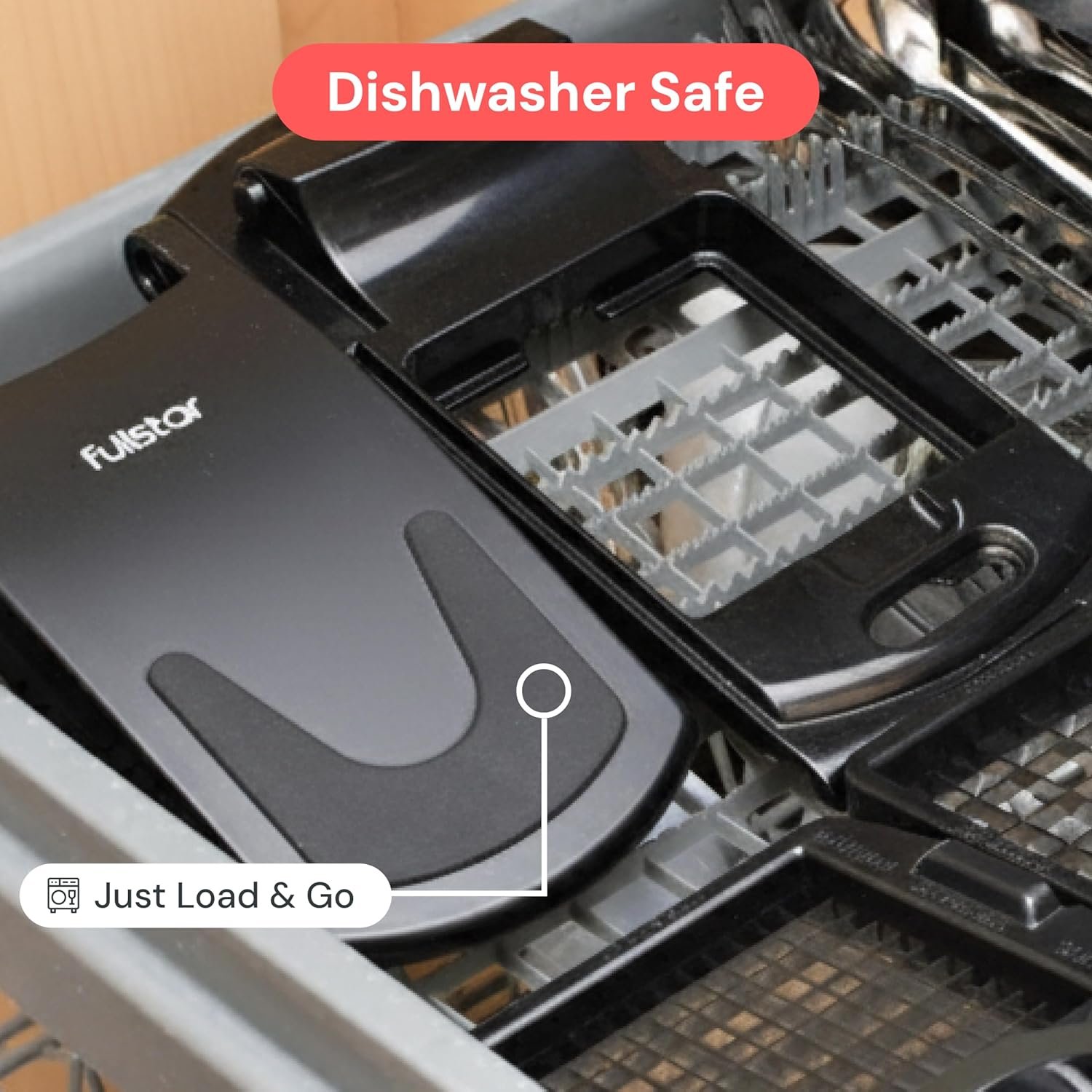 Fullstar Vegetable Chopper Vegetable Cutter - Veggie Onion Salad Food Chopper Manual - Potato Chipper - Veg Chopper and Dicer - Kitchen Tools & Gadgets (4-in-1 White) - Image 16