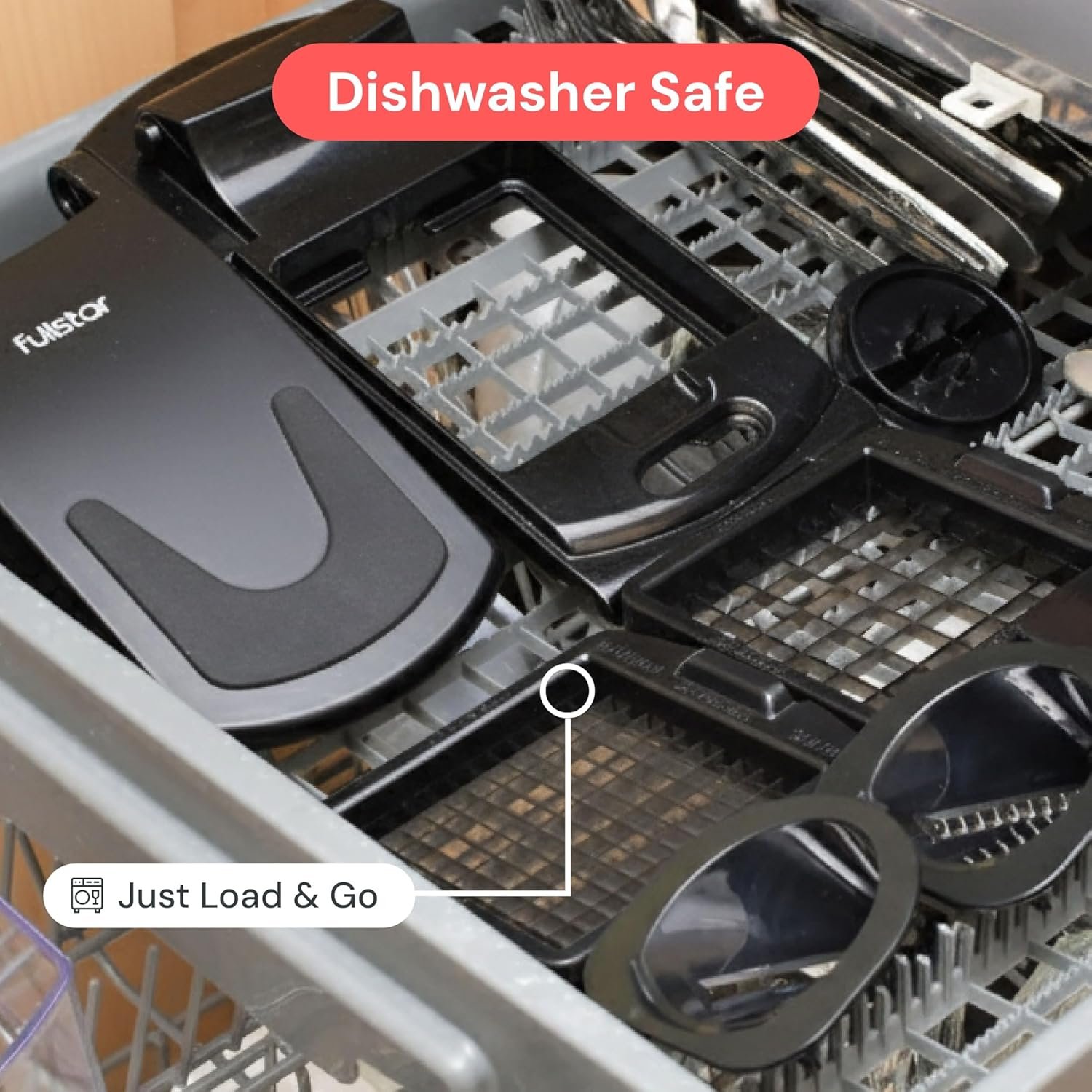 Fullstar Vegetable Chopper Vegetable Cutter - Veggie Onion Salad Food Chopper Manual - Potato Chipper - Veg Chopper and Dicer - Kitchen Tools & Gadgets (4-in-1 White) - Image 48