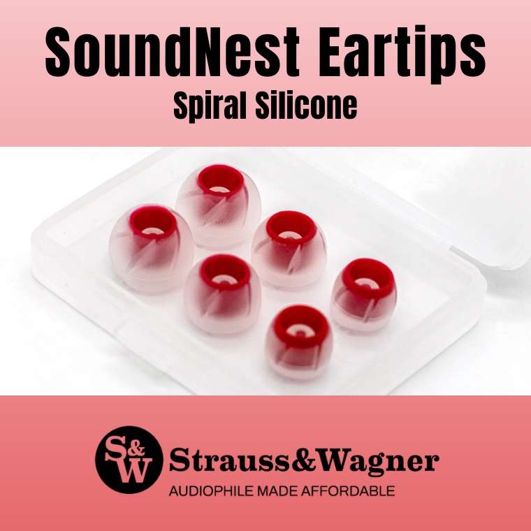 Strauss & Wagner Review: SoundNest Spiral Silicone Eartips Strauss & Wagner Review: SoundNest Spiral Silicone Eartips