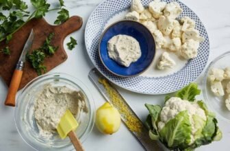 Creamy Salmon Spread With Cauliflower Dippers